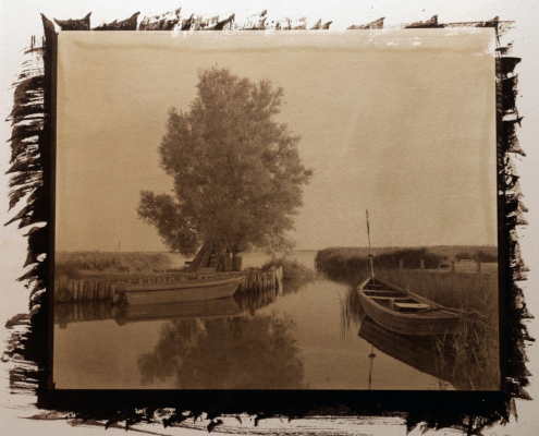 Hafen Zempin , Sommer, Usedom Salzdruck ©Klaus-Peter Gnass
