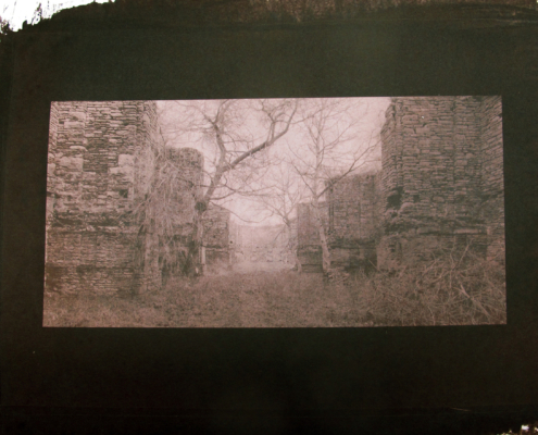 Ruine, Salzdruck, ©Hubert Redelberger -