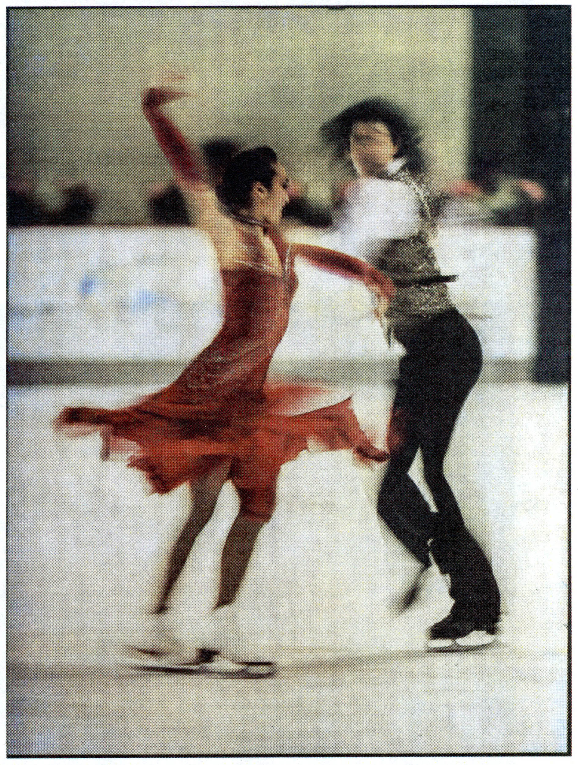 Tänzer - Gummidruck