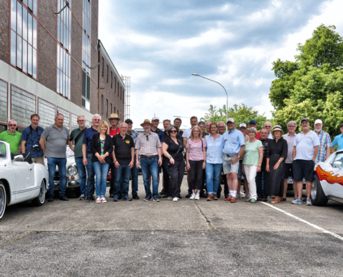 Gruppenbild Oldtimershooting am 30.05.2026 auf dem ehemaligen Werkgelände der Firma FAG in Eltmann bie Schweinfurt