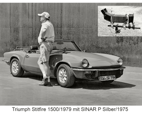 RH - Triumph Spitfire und Sinar P